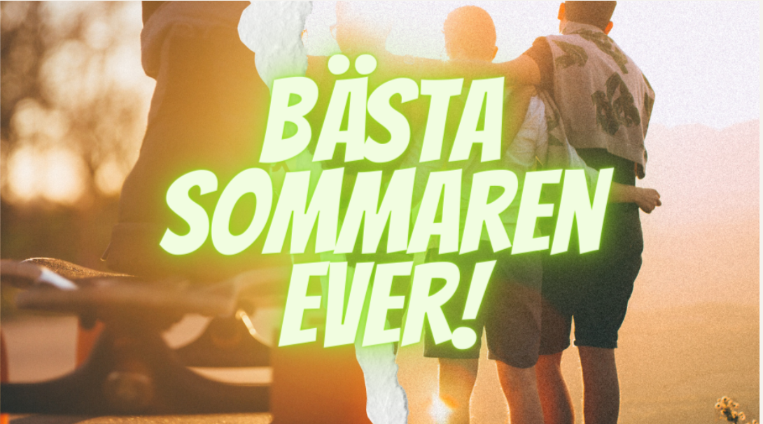 En del av Avesta kommuns sommarlovsaktiviteter för barn och unga